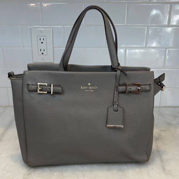 Kate Spade Holden Street Lainie Pebbled Leather Convertible Satchel Shoulder Bag - Picture 2 of 16